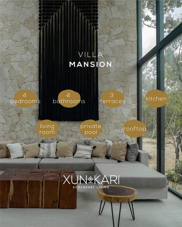 Villa Xuncari En El Corazon De La Selva Tulum Exteriér fotografie